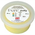 Fabrication Enterprises Puff LiTE„¢ Color-Coded Exercise Putty, X-Soft, Yellow, 60cc 10-1401